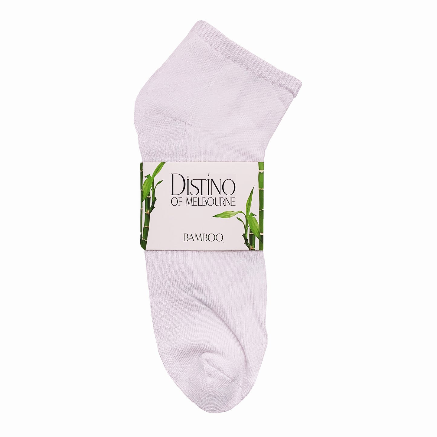 Distino Bamboo White Ankle / Sport Socks - 3 Pack Deal - Distino Of Melbourne