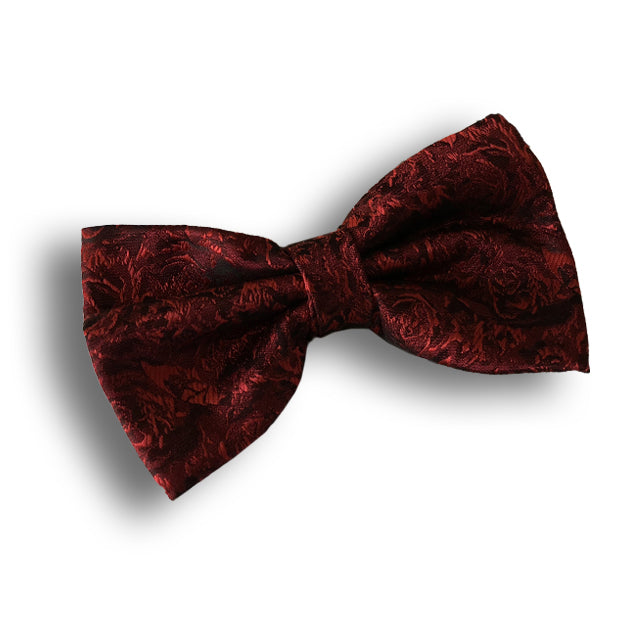 Rose Red Bow Tie