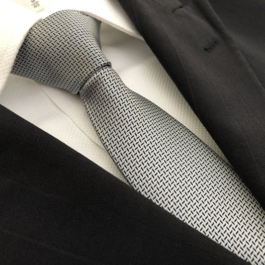 “Real Steel” Skinny Polyester Tie - Distino Of Melbourne