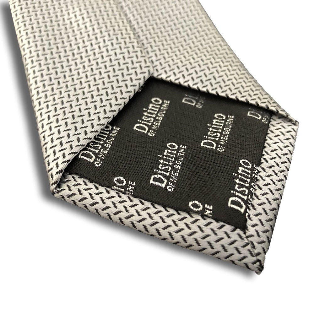 “Real Steel” Skinny Polyester Tie - Distino Of Melbourne