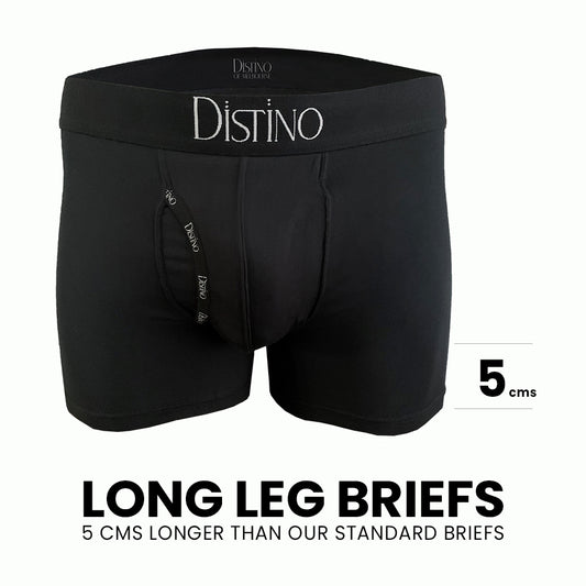 Bamboo Boxer Briefs - Long Leg (Single Pack) - Distino Of Melbourne