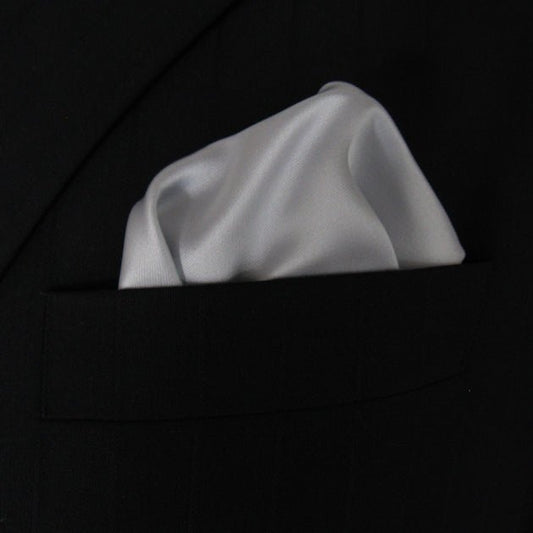 “Silver” Pocket Square Handkerchief - Distino Of Melbourne
