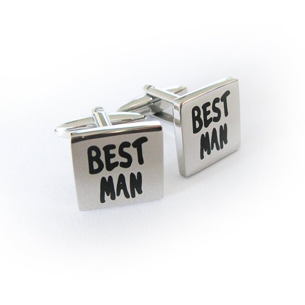 Novelty “Best Man III” Cufflinks - Distino Of Melbourne
