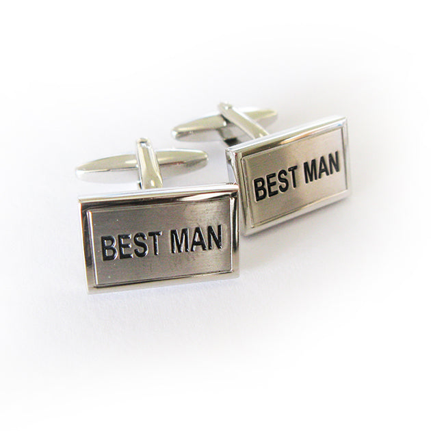 Novelty “Best Man” Cufflinks