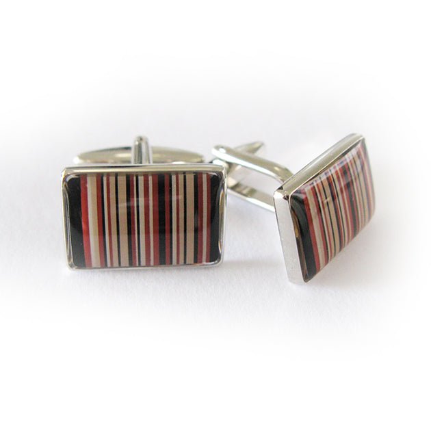 “Barcode” Cufflinks - Distino Of Melbourne