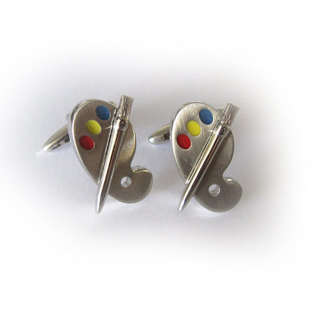 Novelty “Paint Pallet” Cufflinks - Distino Of Melbourne