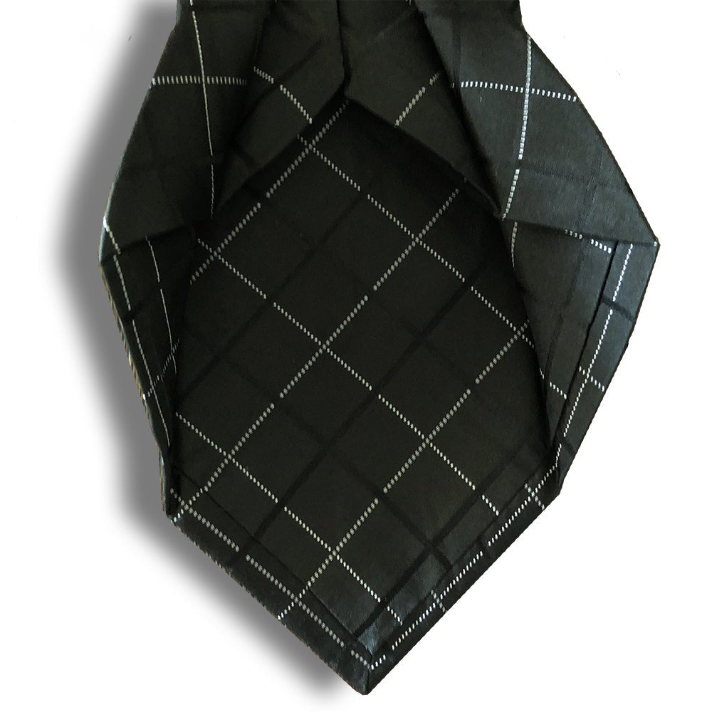 “Dark Knight” Seven Fold Silk Neck Tie - Distino Of Melbourne