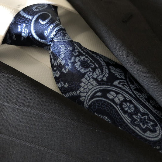 “Penchant for Paisley” Seven Fold Silk Neck Tie - Distino Of Melbourne