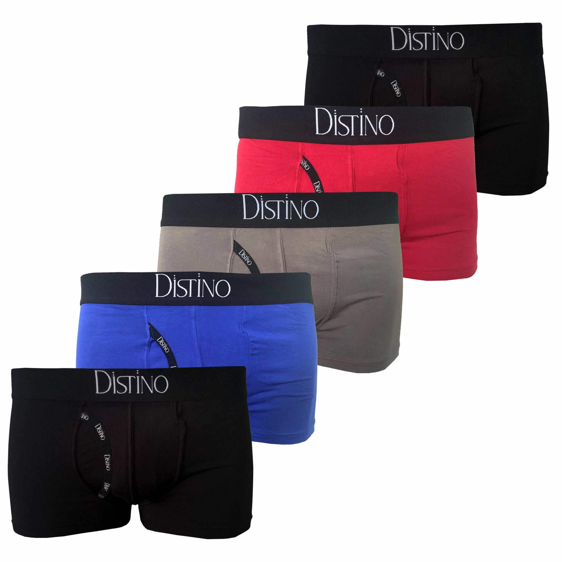Bamboo Boxers Briefs Men's Bamboo Boxer Briefs - Soft, Breathable Trunks, Mixed Colors, New With Tags By Distino Bamboo Boxer Briefs Soft - Foto 6
