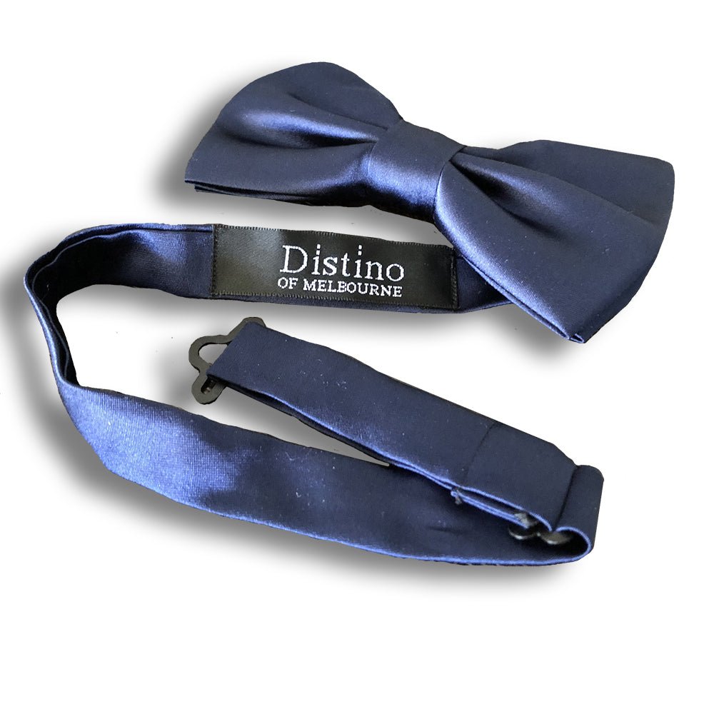 Navy Bow Tie - Distino Of Melbourne