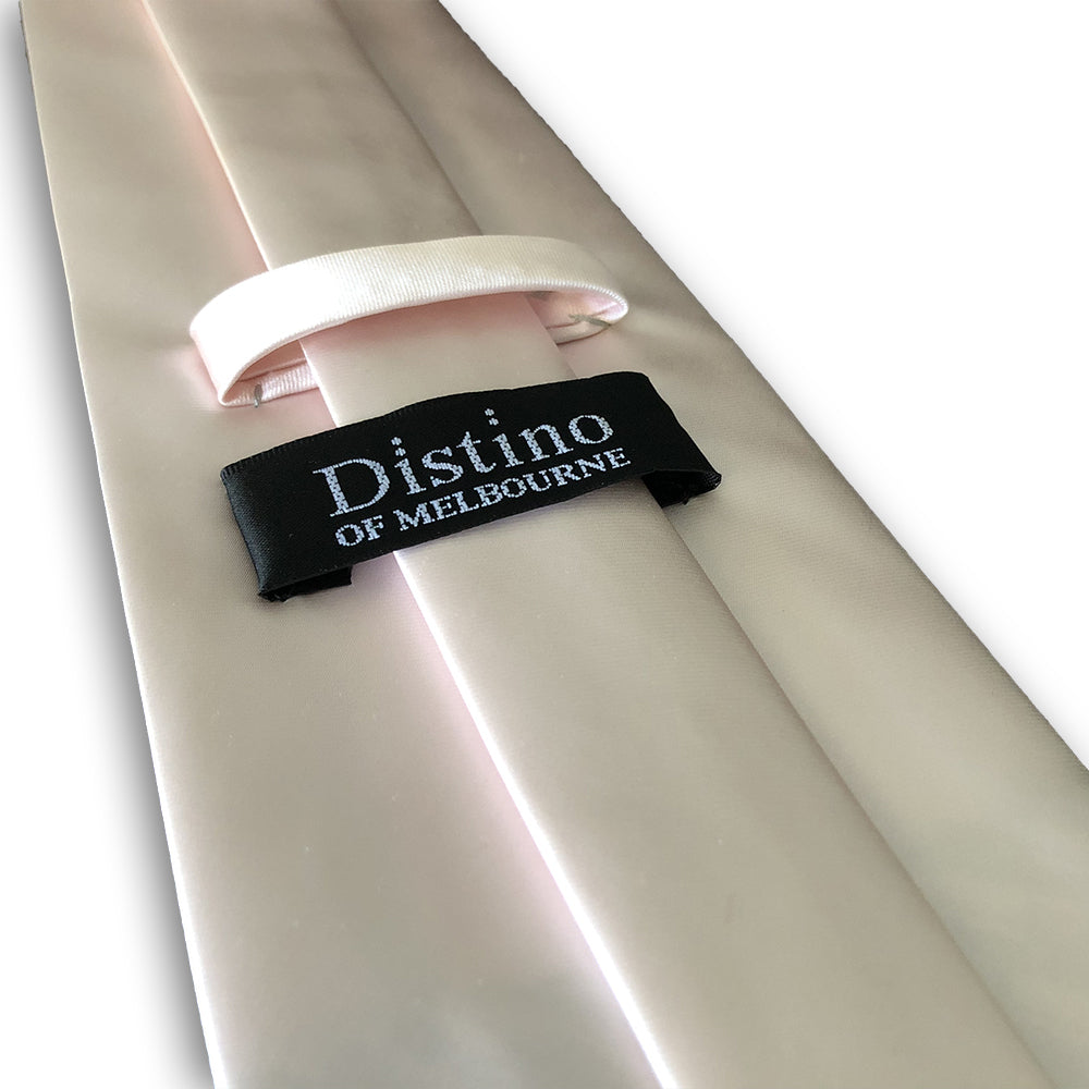 “BABY PINK PIANURA” POLYESTER TIE