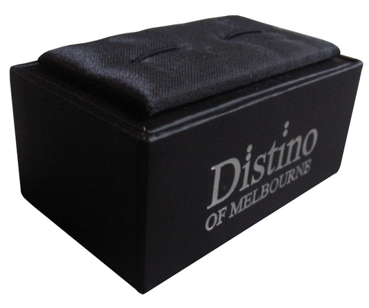 “Chelsea” Banded Chain Cufflinks