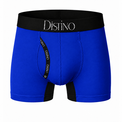 Bamboo Boxer Briefs - Mens Pureglide Anti-Chafe Long Leg Underwear (Single Pack) - Distino Of Melbourne