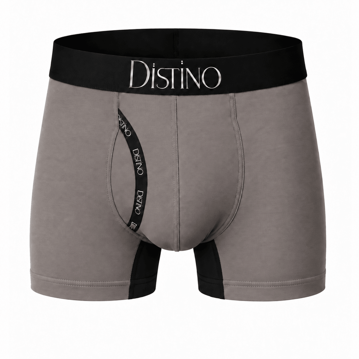 Bamboo Boxer Briefs - Mens Pureglide Anti-Chafe Long Leg Underwear (Single Pack) - Distino Of Melbourne