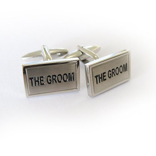 Novelty “Groom” Cufflinks - Distino Of Melbourne