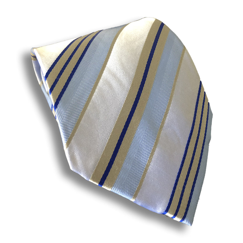 “STRISCIA BLU” SILK NECK TIE
