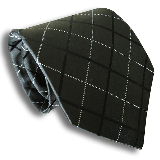 “DARK KNIGHT” SEVEN FOLD SILK NECK TIE